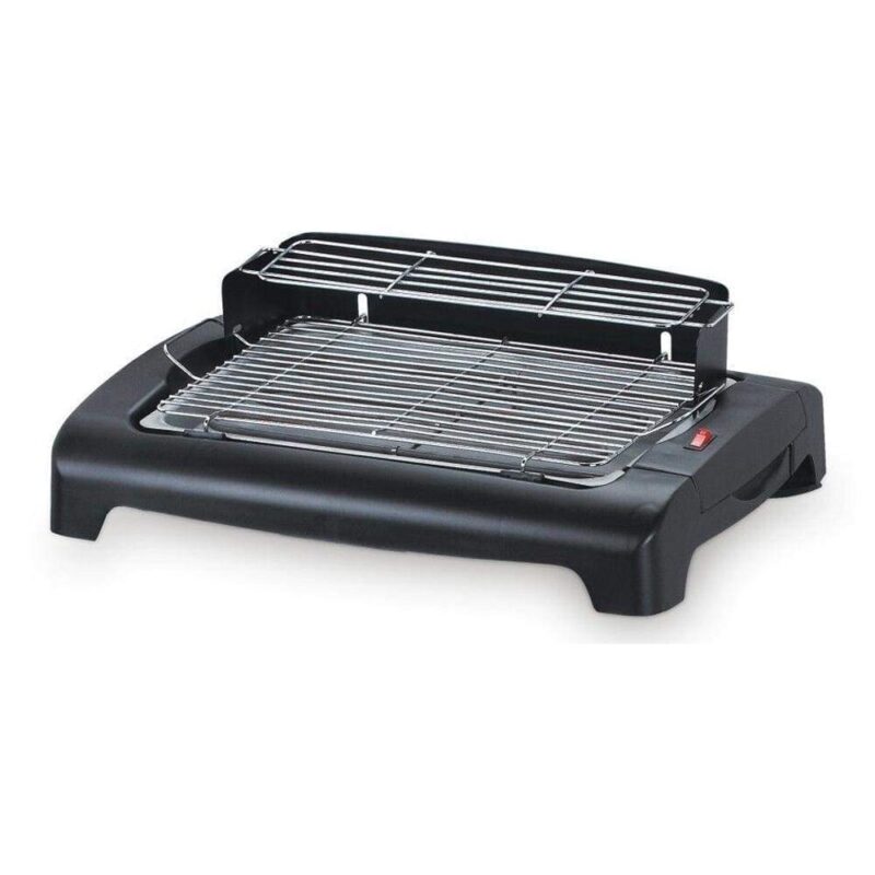 Smoky Grill Non-Stick Electric Barbeque(BBQ) with Adjustable Stand| Wide Grill Tray| Smoke Free Griller, Frying, Tandoori Maker for Indoor, Outdoor, Camping, Parties| Portable, Sleek & Compact, Lightweight Appliance| 1650 Watt| 1 Year Warranty - Image 2