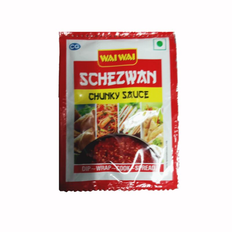 Wai Wai Chunky Schezwan Sauce, 18g