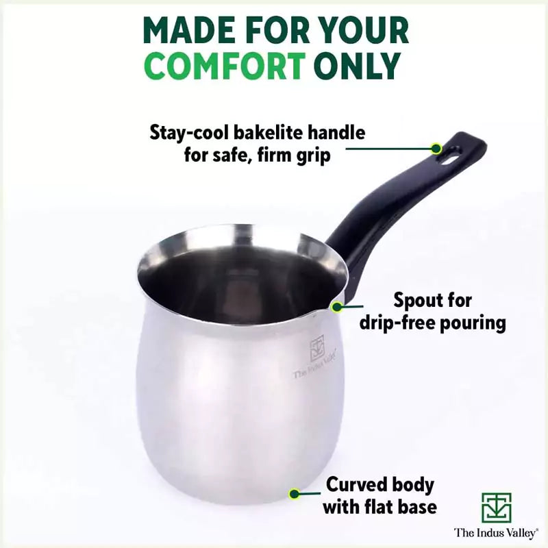 Stainless Steel Coffee/Tea/Milk Warmer, Premium Quality, 100% Toxin-free, 650 ml - Image 4