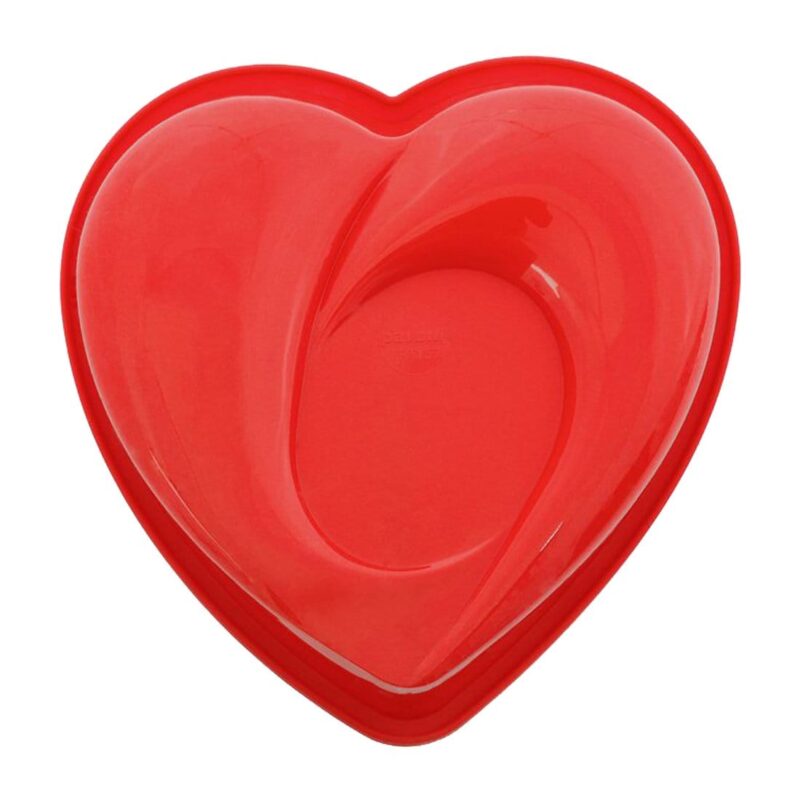 Pavoni Platinum Silicon Heart Shaped Cake Mould - Image 5