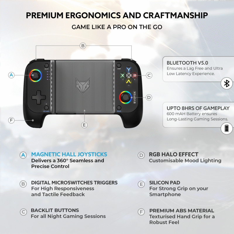 EvoFox Deck Smartphone Gamepad - Image 7