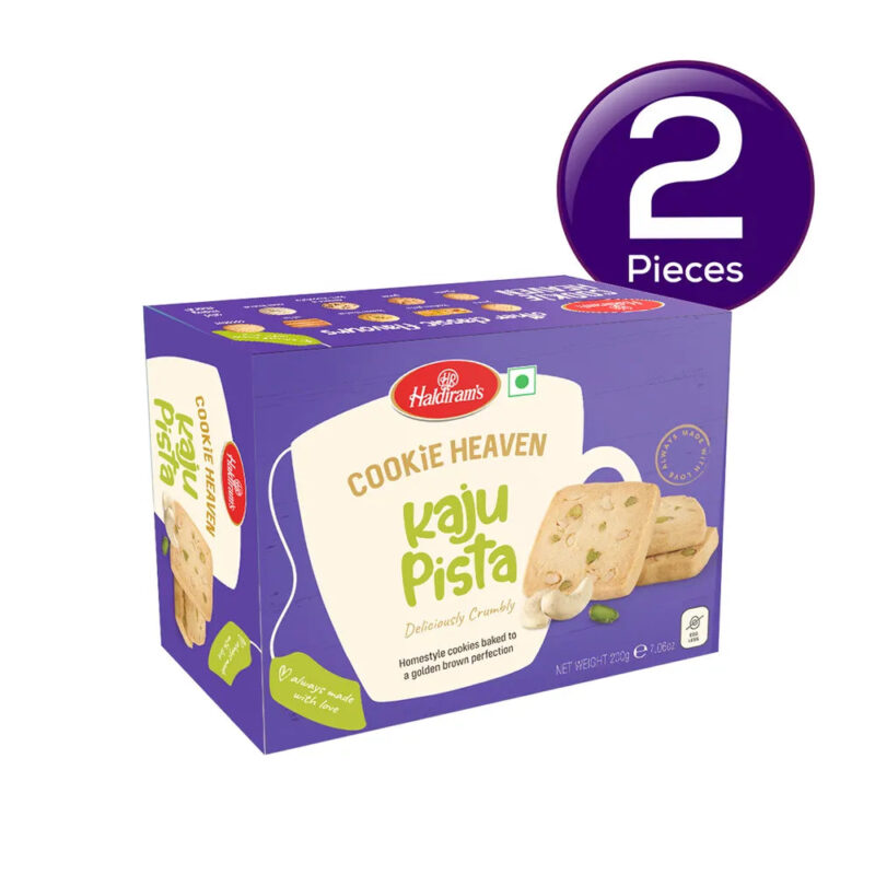 Haldirams Cookie Heaven Kaju Pista Cookies 200 gms Combo 200gms X 2