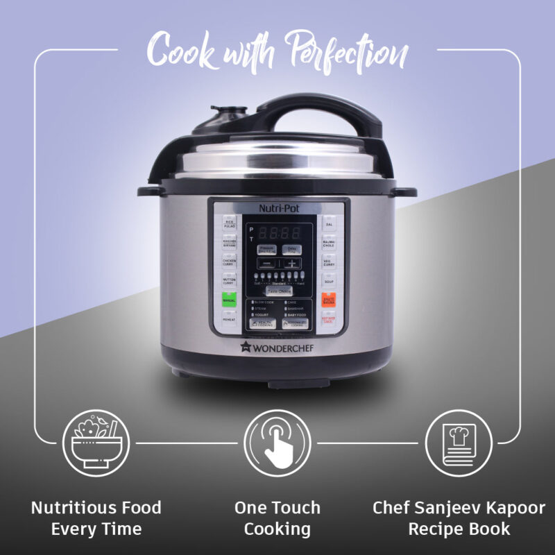 Nutri-Pot 3L Electric Pressure Cooker with 7-in-1 Functions - Image 5