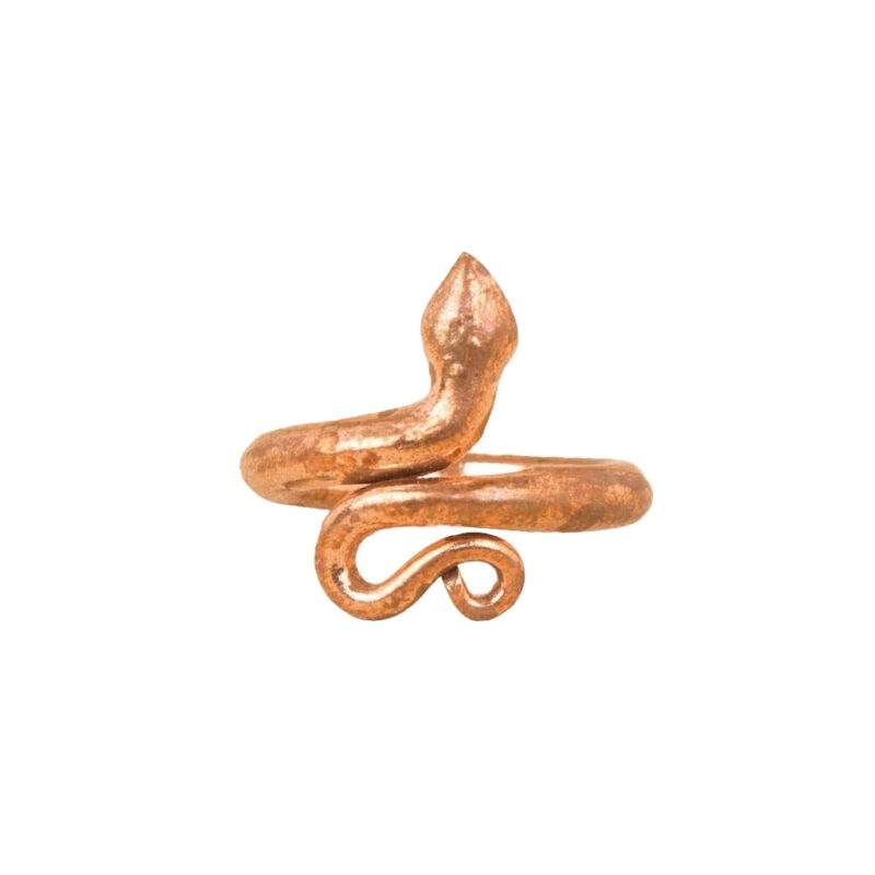 Sarpa Sutra, Consecrated Snake Ring, Copper metal (Large Size)