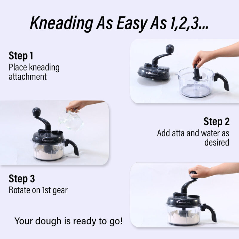 Smart Turbo Chopper 3-In-1 Chop | Mince | Whip - Image 4