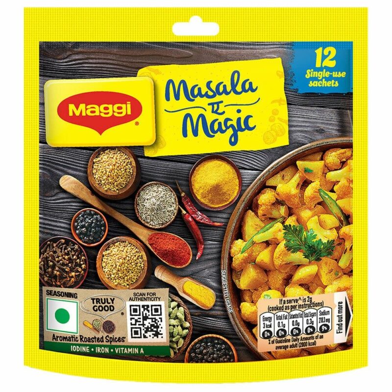 12x MAGGI Masala-ae-Magic Vegetable Masala, (Pack of 12) 6g