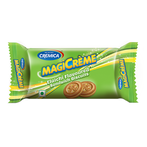 10x Cremica Magicreme Elaichi Flavoured Sandwich Biscuits, 78GM each, Pack Of 10
