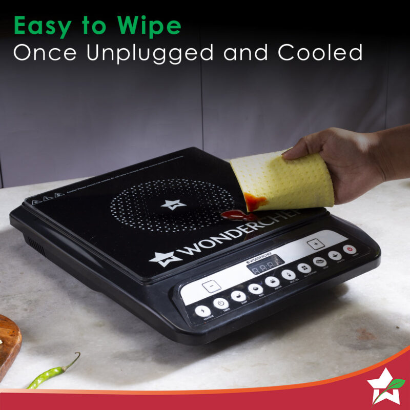 Power 1400W Induction Cooktop with 11 Preset Functions, Push Touch Control Button Induction Cooktop, 2 Years Warranty - Image 6