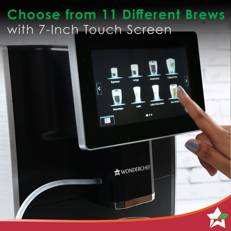 Regalia Fully Automatic Coffee Machine with Large 7 Inches Display for Brewing Americano, Cappuccino, Latte, Macchiato, Flat White, Espresso Coffee - Image 7