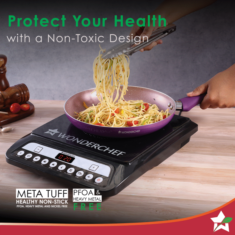 Wonderchef Renewed Milano 24cm Fry Pan | Meta Tuff Non-Stick Coating | Pure Grade Aluminum - Image 7