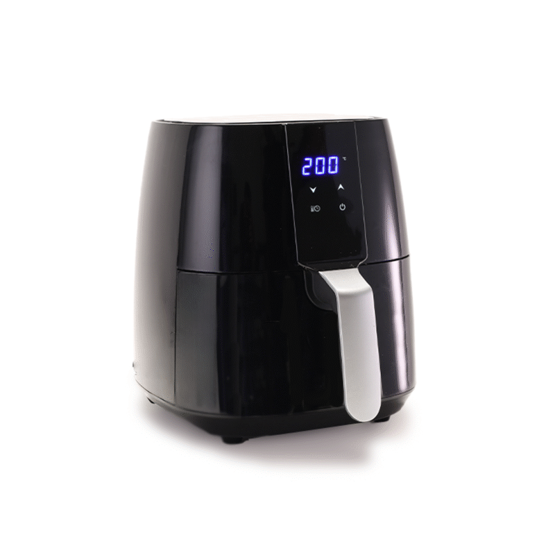 Prato Digital Air Fryer for Home and Kitchen with 5 Pre-set Menu|3.8 Litres Non-stick Basket| Fry, Grill, Bake & Roast| Rapid Air Technology| Auto Shut-Off| Healthy Cooking with 99% less Fat| Sleek & Compact| 1450 Wattage| Black|1 Year Warranty - Image 8