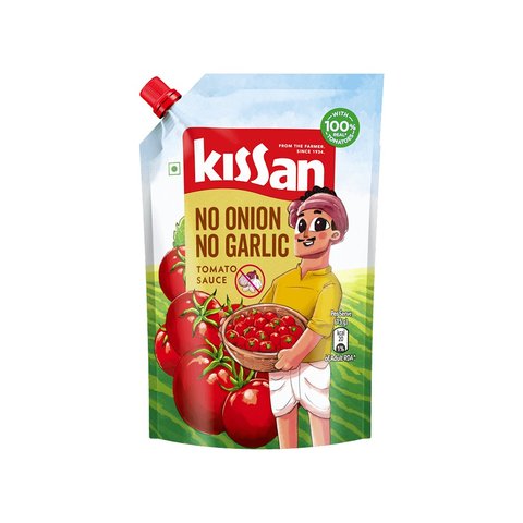 Kissan No Onion No Garlic Tomato Sauce, 850g