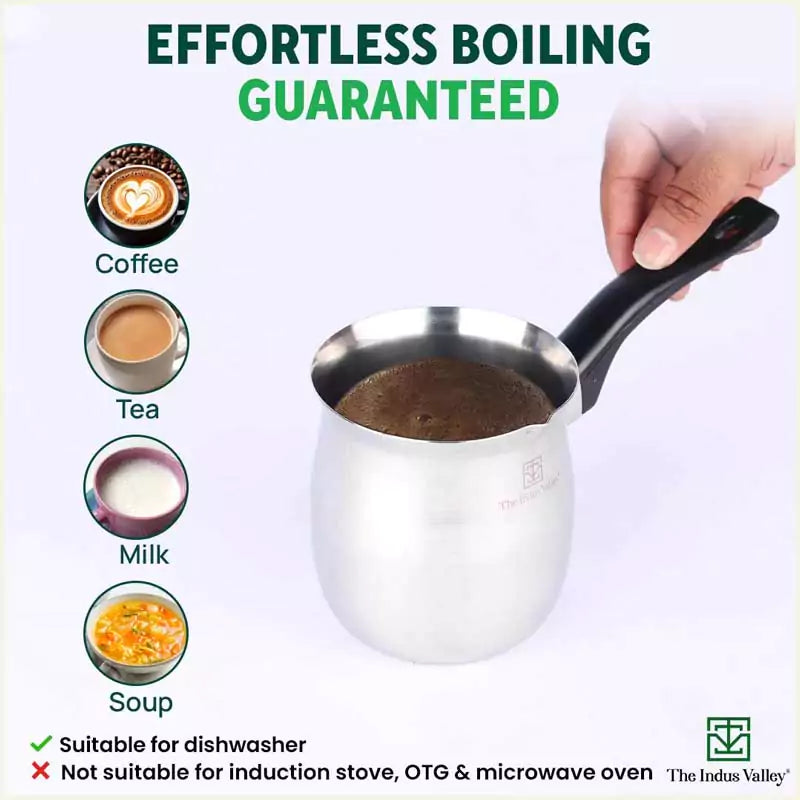 Stainless Steel Coffee/Tea/Milk Warmer, Premium Quality, 100% Toxin-free, 650 ml - Image 5