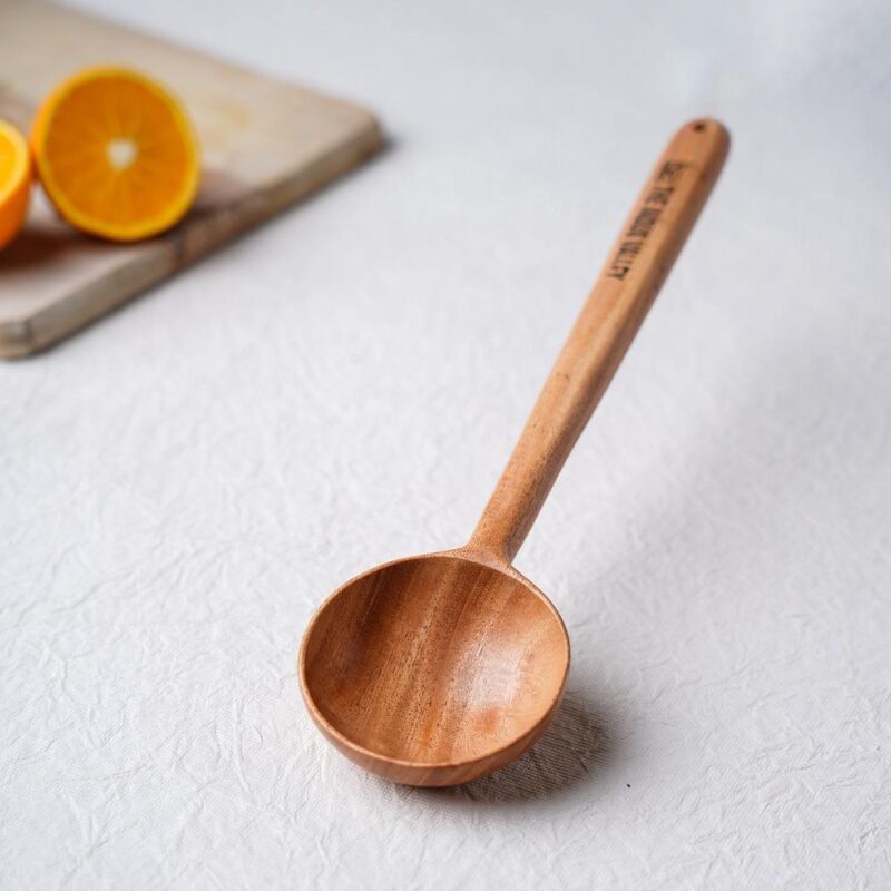 Wooden Spoon for Cooking [ Stir | 30cm | Neem Wood ] - Image 3