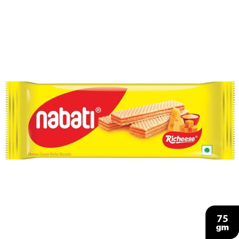 10x Nabati Cream Wafer Cheese Biscuits, Pack of 10 - 75 g each
