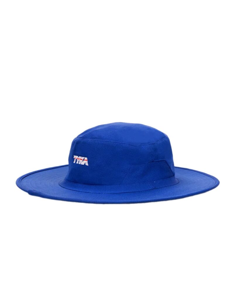 TYKA Cricket Umpire Panama Hat | Wide Brim Sun Protection Hat with Sweat-Absorbent Towel Lining | Lightweight & Breathable Headwear for Cricket Matches (in, Alpha, M, Royal) - Image 8