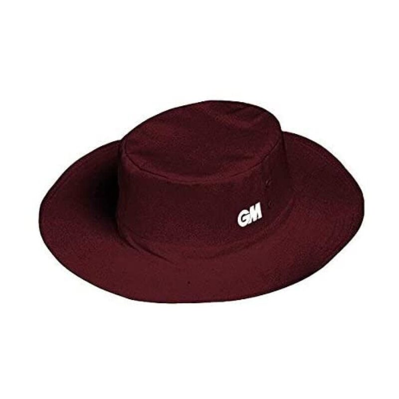 Gunn & Moore Cotton GM Unisex's Panama Cricket Hat X (1600708_Maroon, XL