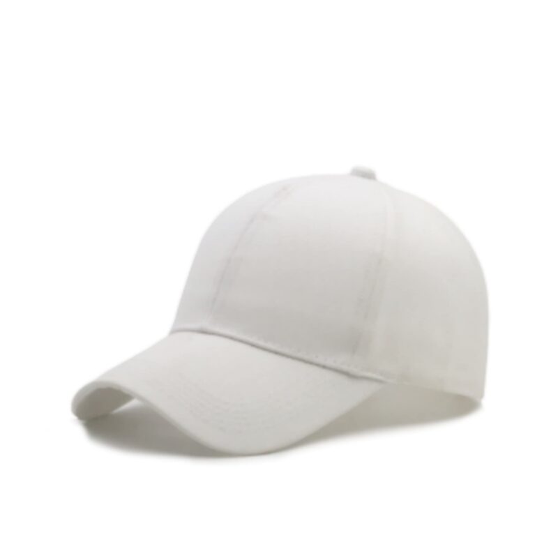 FY LANE Baseball Caps for Men and Women Stylish Unisex Cotton Caps Men for All Sports Football Cricket Running Dating Gifts Hat for Boys and Girls White