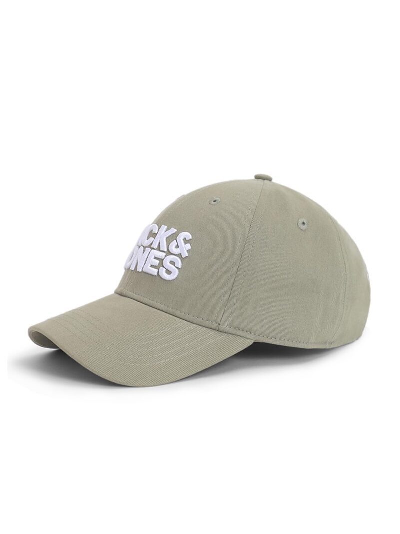 JACK & JONES Men's 100% Cotton JAC Jack & JonesCORE Baseball Cap Dusty Olive ONE