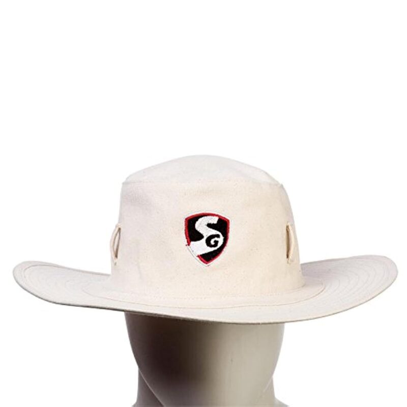 SG Panama Supreme Cap (White) Men Canvas Cotton Free Size