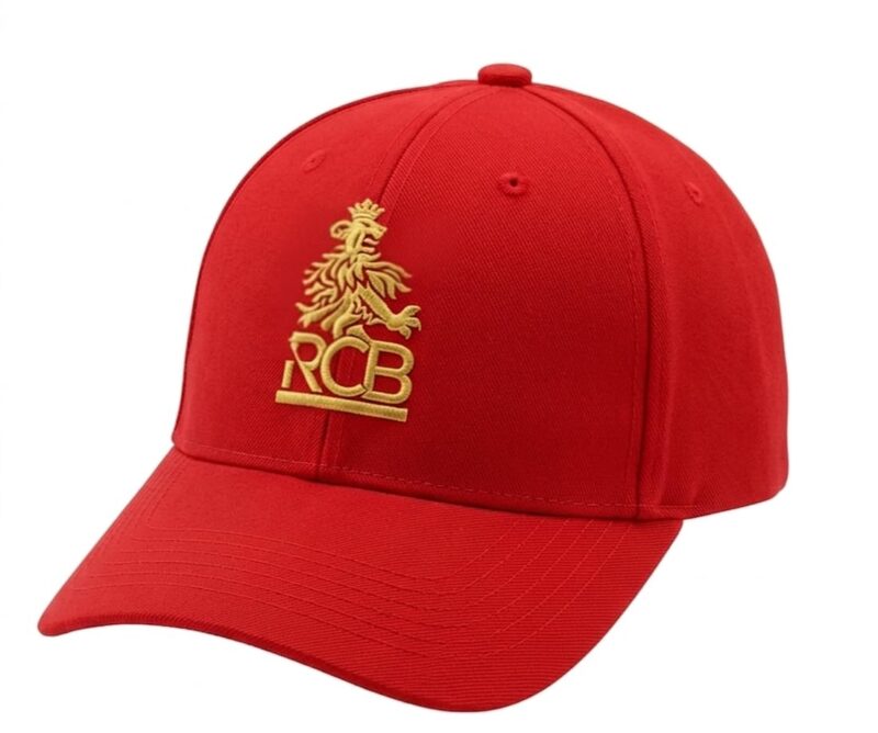 NPRC Cap with Gold Embroidered Lion Logo, Cricket Fan Merchandise