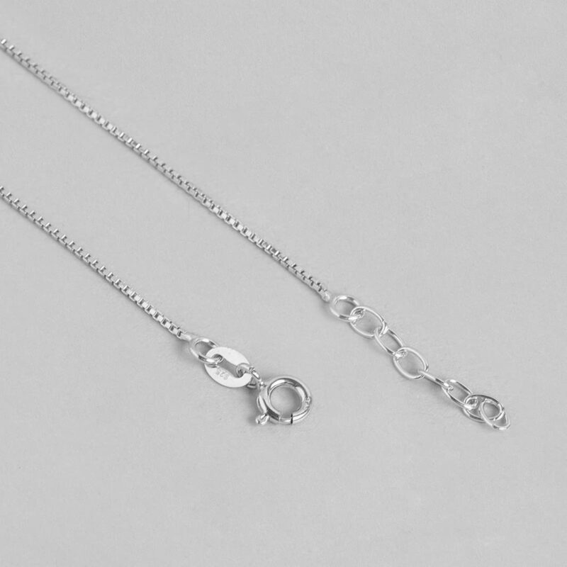 ZAVYA 925 Sterling Silver Designer Lotus Floral Rhodium Plated Adjustable Chain Anklet (Single) | Gift for Women & Girls | With Certificate of Authenticity & 925 Hallmark - Image 6