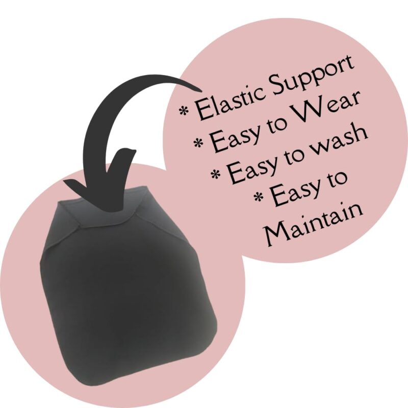 Trending Abaya Nose Piece Hijab Women Girls Nakab Black Half Elastic Niqab Firdaus Fabric (2) - Image 3