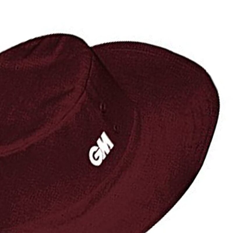 Gunn & Moore Cotton GM Unisex's Panama Cricket Hat X (1600708_Maroon, XL - Image 4