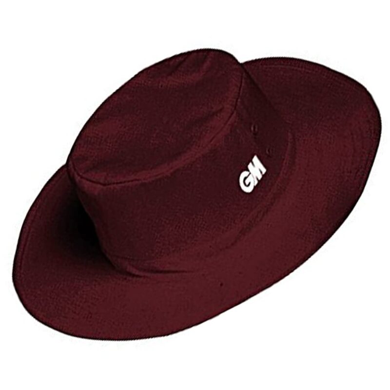 Gunn & Moore Cotton GM Unisex's Panama Cricket Hat X (1600708_Maroon, XL - Image 2