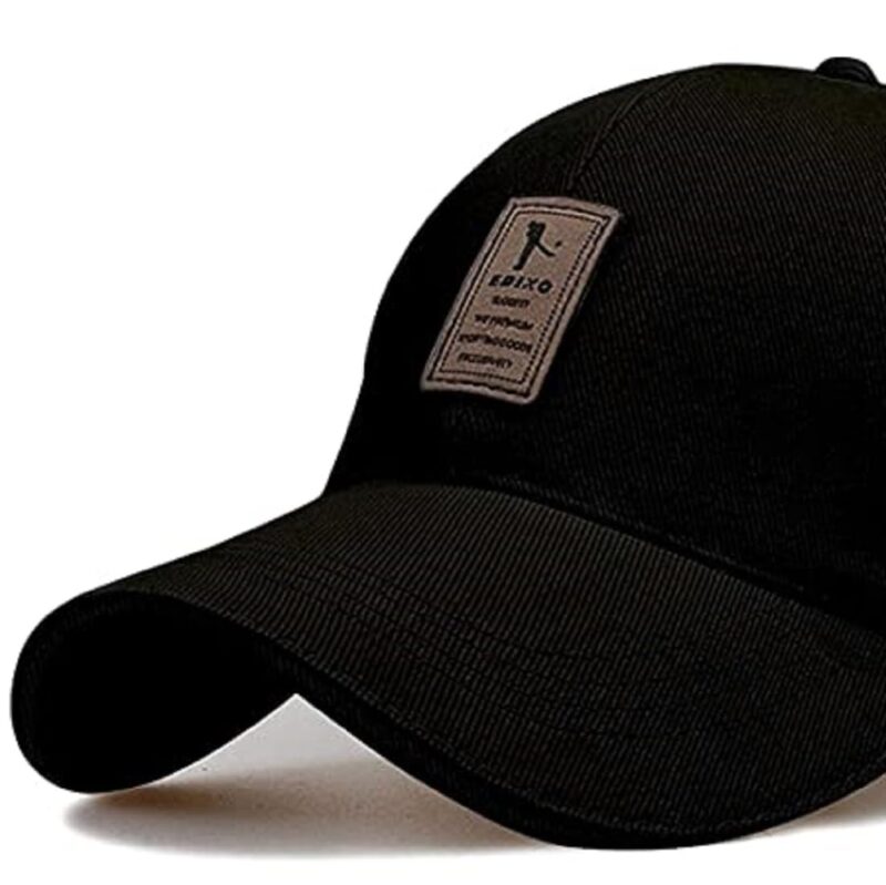 FY LANE Combo ediko 3 @2 Cap for Men Women Topi Unisex Head Branded Boy's Girl's Caps Adjustable Strap Summer Sports Cricket Gym Dance Cotton Free Size (Black@D.Grey) - Image 6