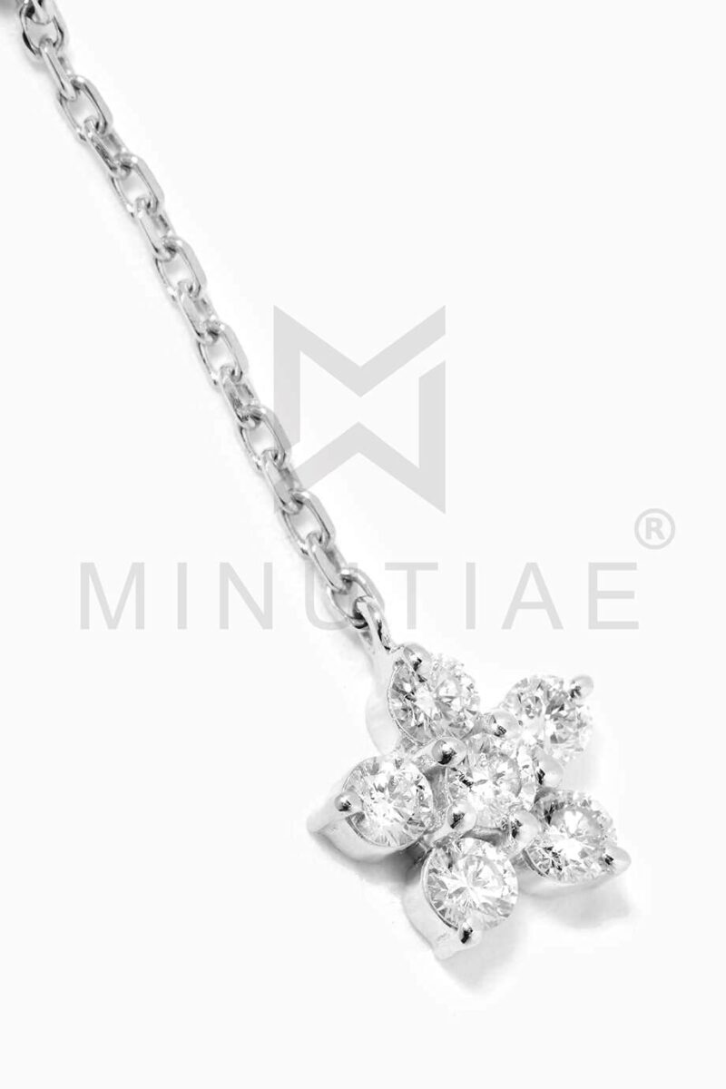 MINUTIAE Silver Plated Anklet Star Shape With Solitaire Crystal Painjan Payal For Women and Girls - Image 6