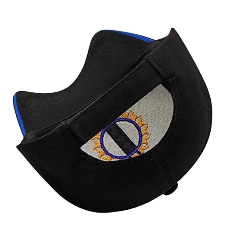 capiteum Solid Baseball Casual Sports Adjustable Cotton Indian Cricket Caps for Men/Women (Black) - Image 2