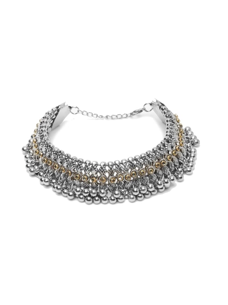 YouBella Jewellery German Silver Plated Stylish Handmade Pure Original Fancy Gifts Anklets for Girls and Women (Style 4) - Image 4