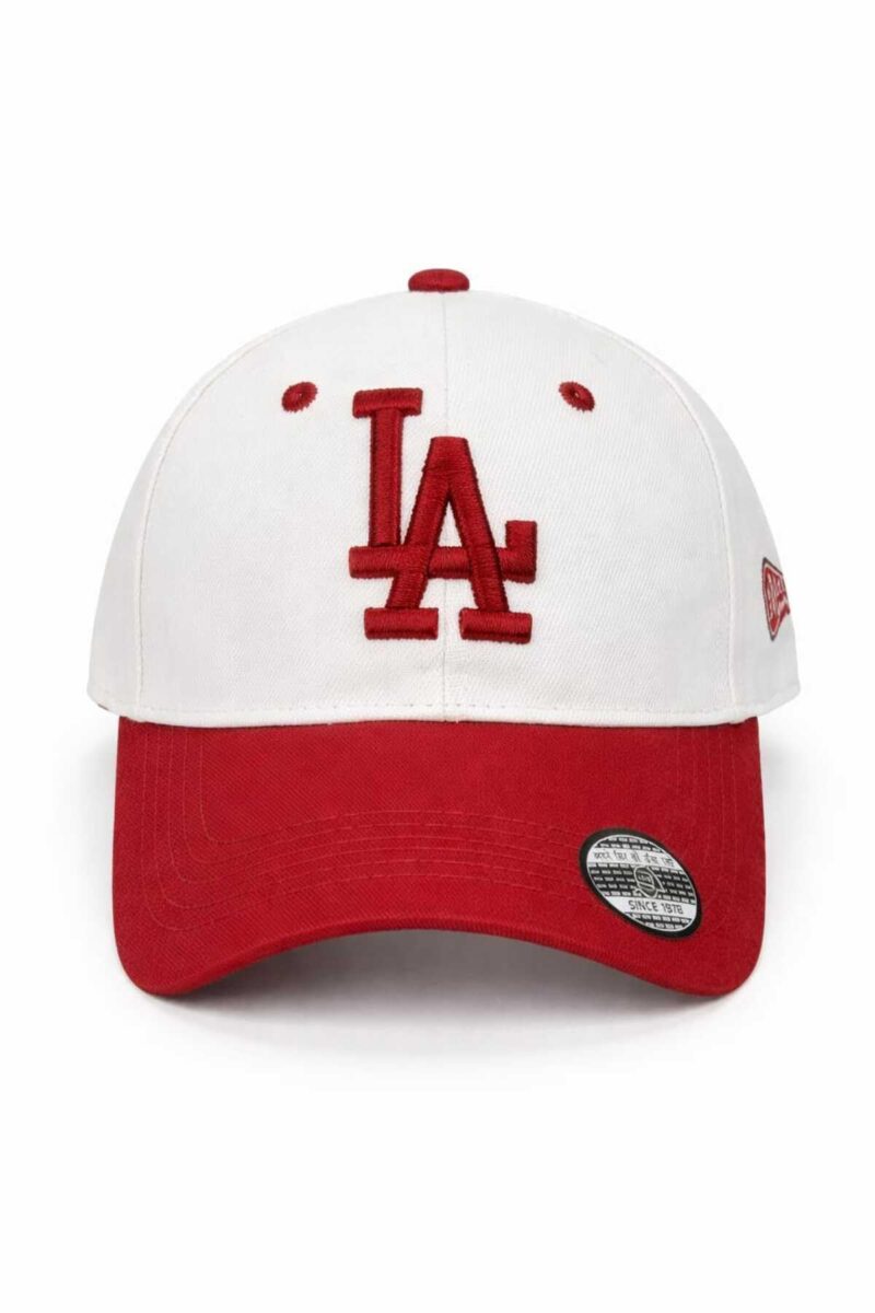 HOBOKEN LA Baseball Cap, Adjustable Strap, Summer Sports Cricket Gym Dance, Free Size (Maroon)