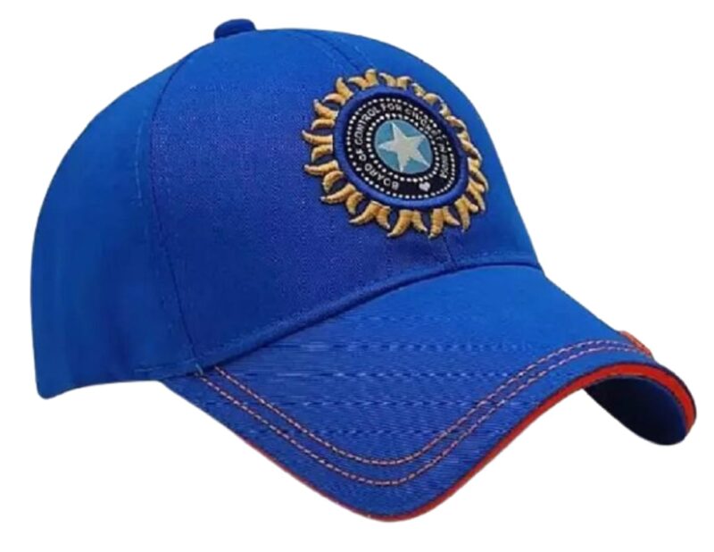 FY LANE Solid Baseball Casual Sports Adjustable Cotton Indian Cricket Caps for Men/Women Unisex (Blue), Free Size - Image 2