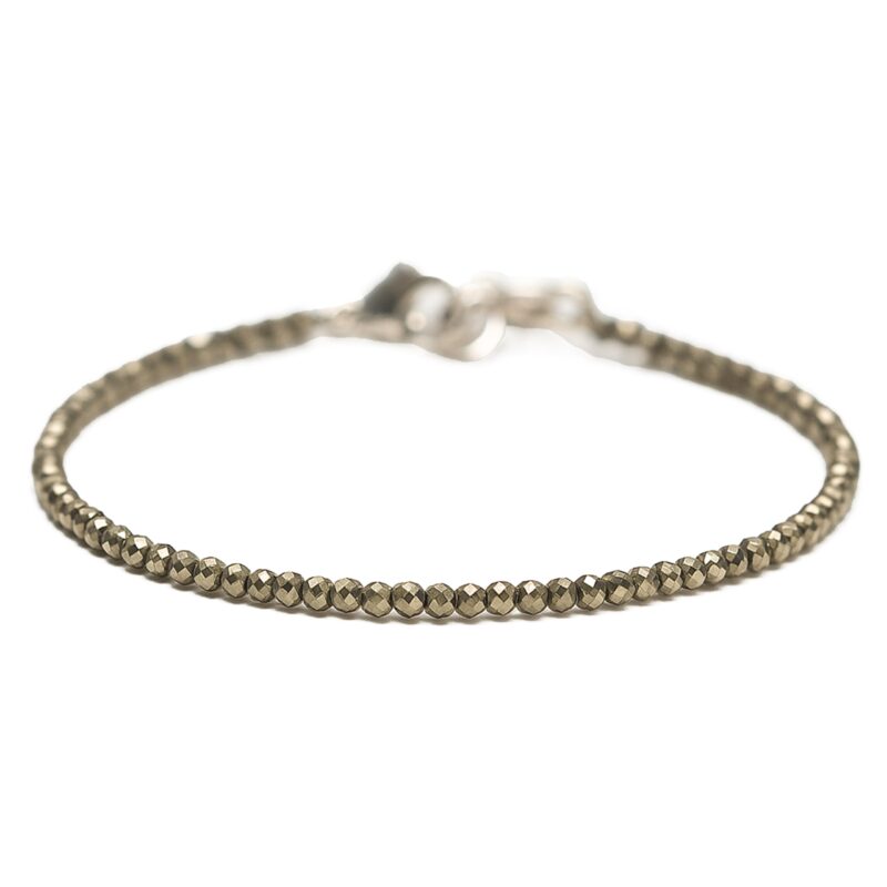 Crocon Pyrite Anklet for Women | Natural Raw Pyrite Stone Anklet | Money Magnet Crystal Jewelry for Prosperity, Protection & Power | Adjustable Handmade Healing Jewelry | Gift for Girlfriend, Wife & Sister - Image 8