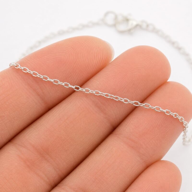 High Trendz Evil Eye Anklet for Women & Girls | Silver Plated Nazar Charm Anklet | Adjustable Minimal Foot Jewellery | Gift for Birthday, Rakhi, Valentine (Silver- 4) - Image 3