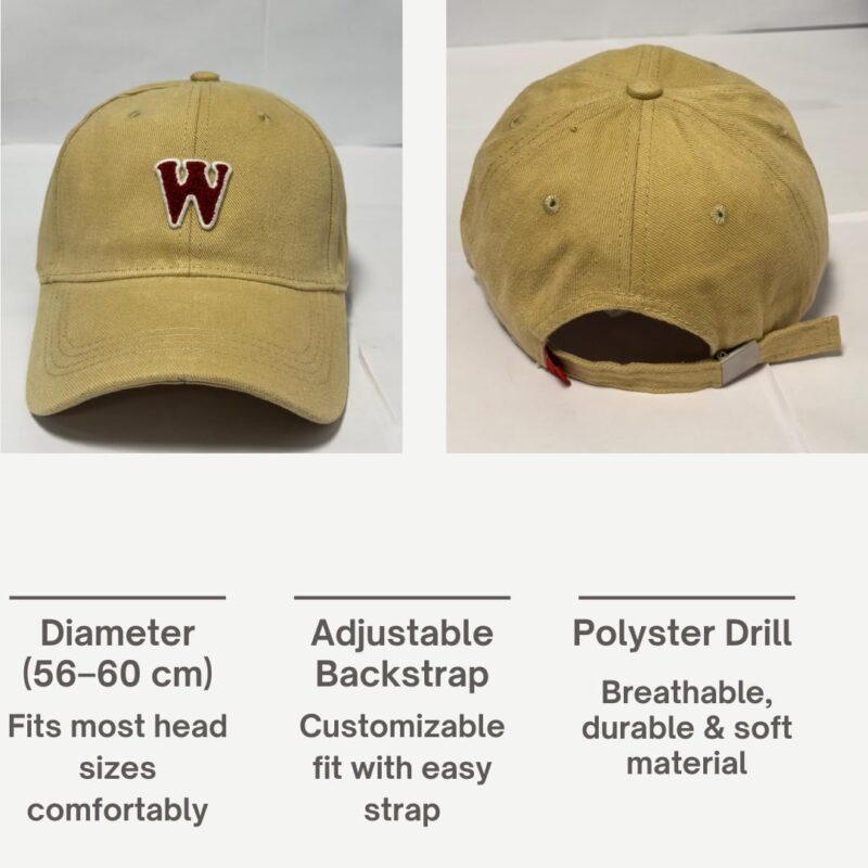 DRUNKEN Cap for Men Women Topi Unisex Head Branded Caps Adjustable Strap Summer Sports Cricket Gym Dance Cotton Free Size Woolen Fashion Baseball Hip Hop Helmet Winter Snapback (Cream) - Image 4
