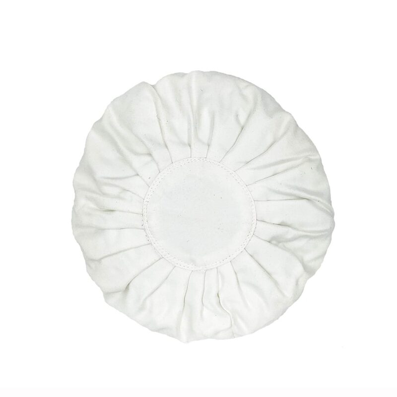 Cotton Shahid Cap House Round Shape Sufi Muslim NAMAZ Prayer Cap For Men's (22.5) White And Black, Free Size - Image 3