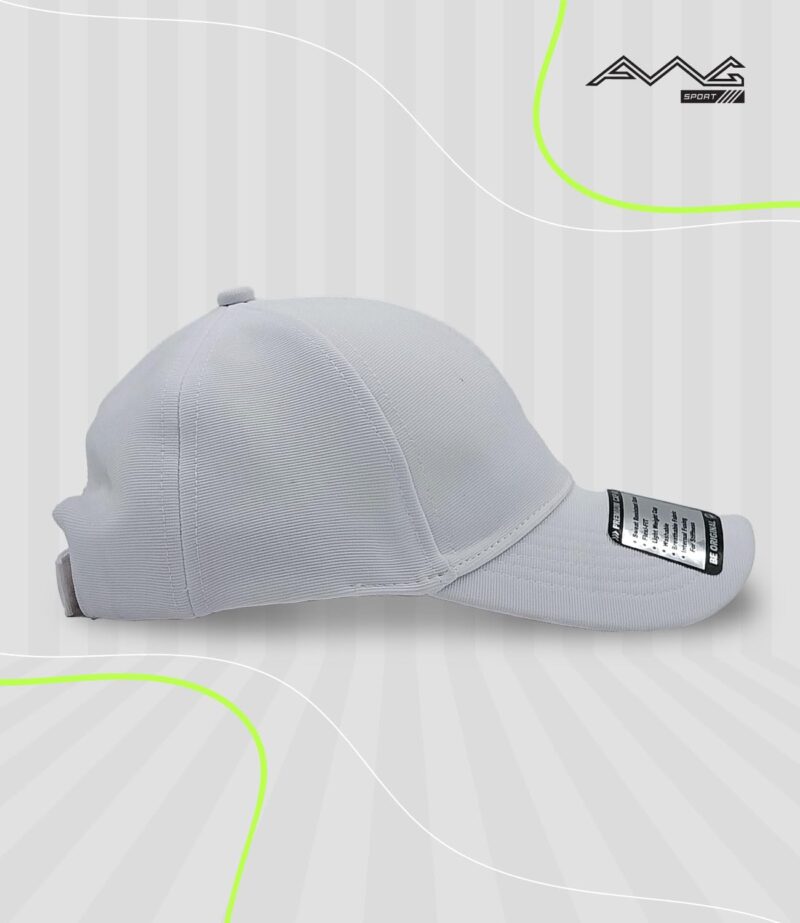 AWG ALL WEATHER GEAR Baseball Cap for Men – Pack of 1 (White) | UPF 50+ Sun Protection, Moisture-Wicking, Adjustable Strap | Lightweight Polyester for Gym, Cricket, Running & Golf - Image 4