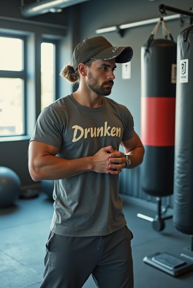 DRUNKEN Branded Summer Cap | Unisex Cotton Topi for Men Women | Adjustable Snapback Free Size | Lightweight Outdoor Hat for Sports, Gym, Running, Cycling, Cricket, Travel & Casual Use(Dark Grey) - Image 3