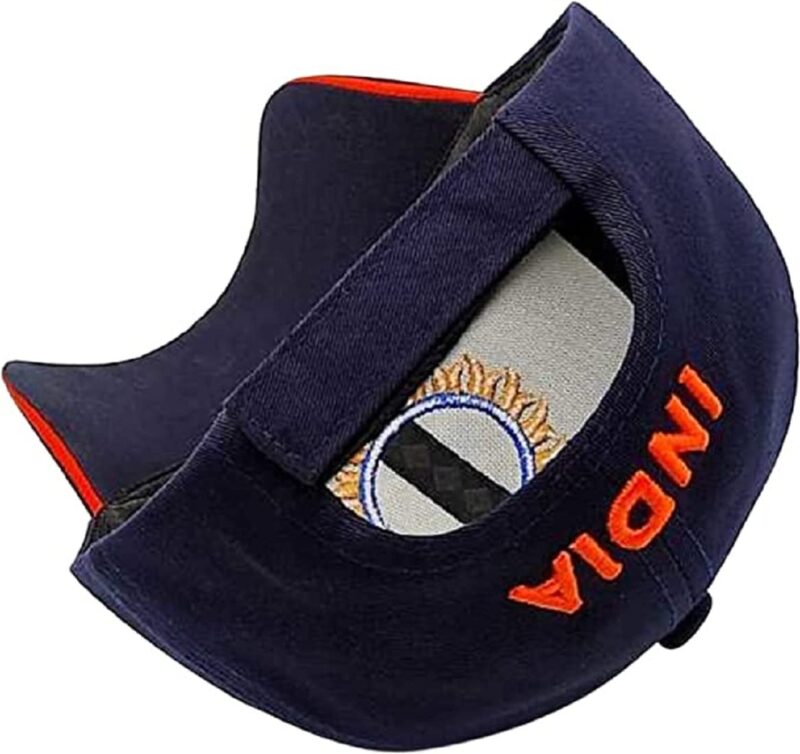 CAPITEUM Solid Baseball Casual Sports Adjustable Cotton Indian Cricket Caps For Men/Women Unisex (Blue), Free Size