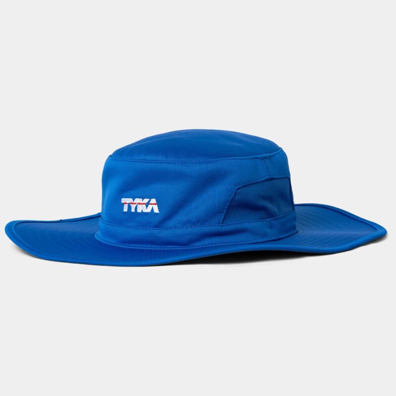 TYKA Cricket Umpire Panama Hat | Wide Brim Sun Protection Hat with Sweat-Absorbent Towel Lining | Lightweight & Breathable Headwear for Cricket Matches (in, Alpha, M, Royal) - Image 2
