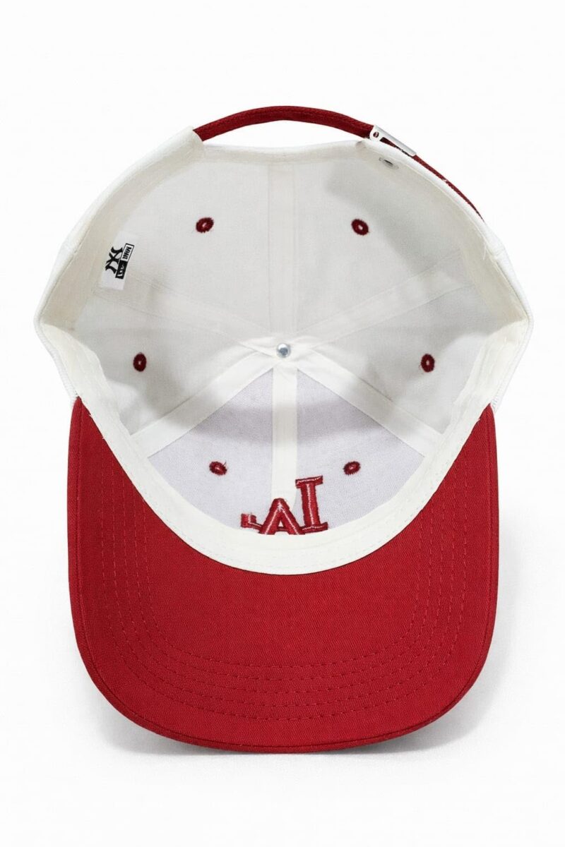 HOBOKEN LA Baseball Cap, Adjustable Strap, Summer Sports Cricket Gym Dance, Free Size (Maroon) - Image 3
