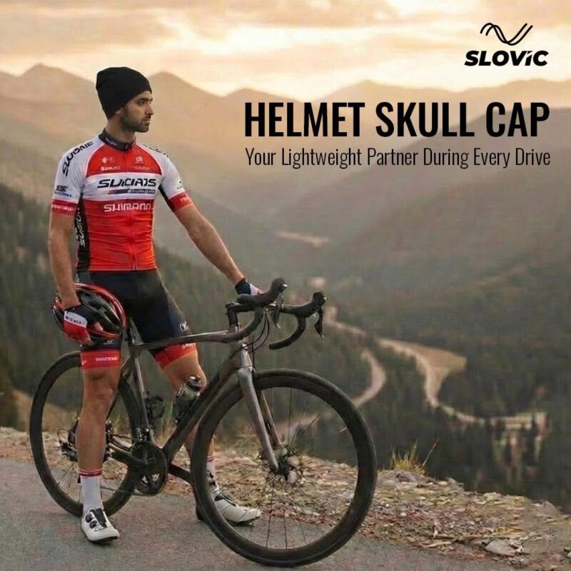 Slovic Helmet Skull Cap for Men [Pack of 2] | Hair Cover Beanie Cap for Men | Lightweight & Washable Helmet Cap for Bike | Cycle & Bike Accessories all | Ideal for Biking, Cycling & Sports | Free Size - Image 2