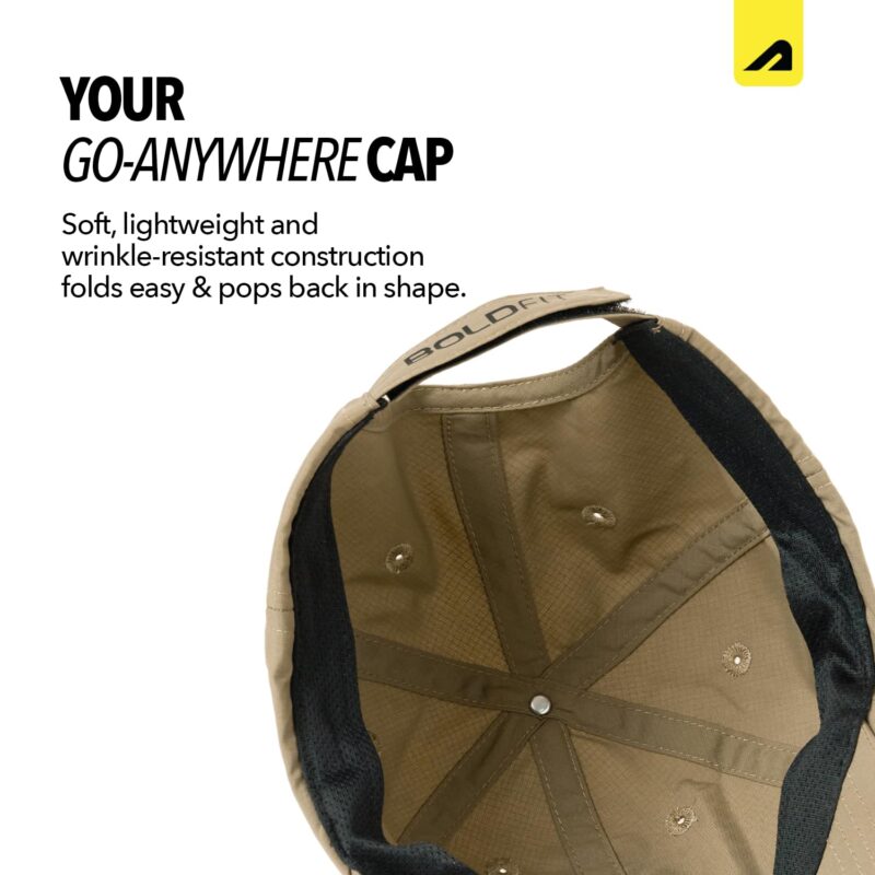 Boldfit Head Caps for Men Unisex Mens Caps with Adjustable Strap in Summer Hat for Man for All Sports Cap for Girls hat Gym Hats for Man Women Lightweight Breathable Unisex Hats Beige - Image 3