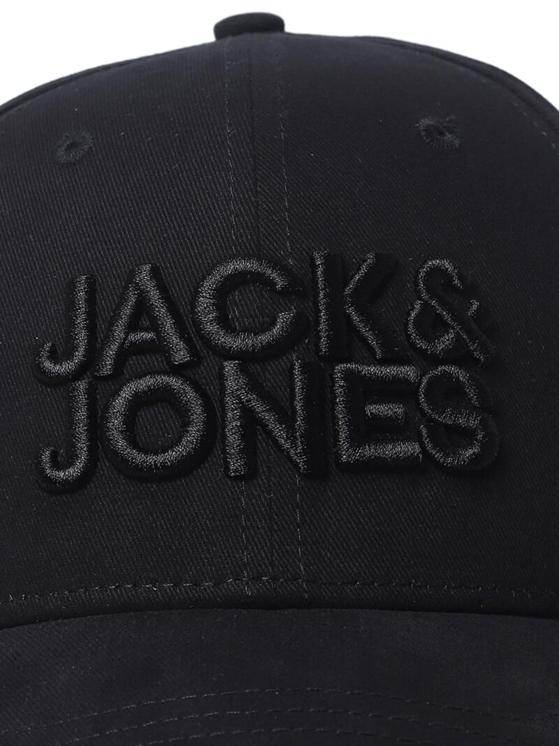 JACK & JONES Men's 100% Cotton JAC Jack & JonesCORE Baseball Cap Anthracite ONE - Image 6