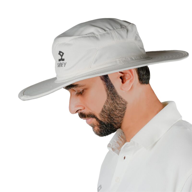 SHREY Performance Cricket Hat for Men's (in, Alpha, M, Off White) - Image 4