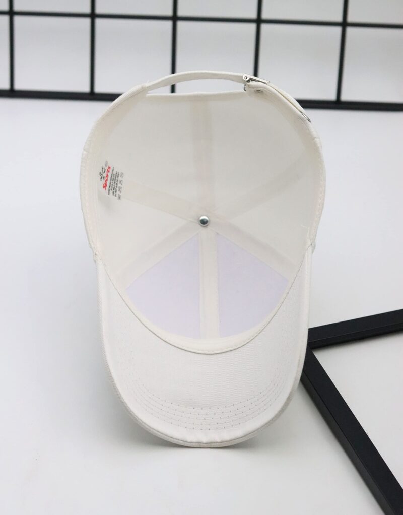 FY LANE Baseball Caps for Men and Women Stylish Unisex Cotton Caps Men for All Sports Football Cricket Running Dating Gifts Hat for Boys and Girls White - Image 5