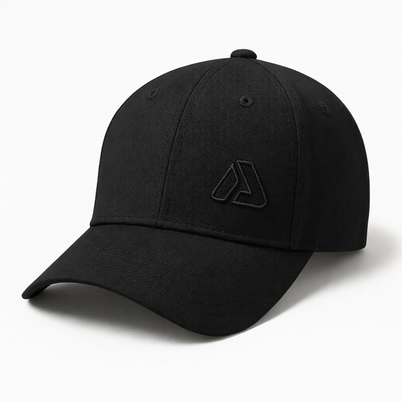 Aprodo Adjustable Cap for Men & Women | Lightweight Breathable Unisex Hat for Sun Protection | Ideal Headwear for Workout, Travel, Outdoor Activities & Sports | One Size Fits for All (Black)